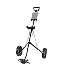 2 Wheel Golf Cart, Portable Golf Carts, 2 Wheel Golf Push Cart, Push Pull Cart, Portable 2 Wheel Pull Cart, Easy To Use, Portable for Concrete, Grass, Indoor, Outdoor, Asphalt