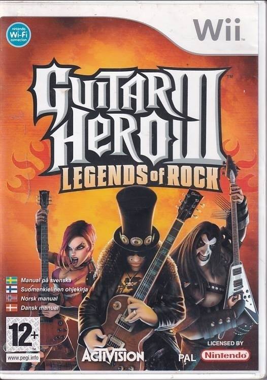 Guitar Hero III Legends of Rock - Nintendo Wii (B Grade) (Genbrug)
