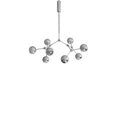 Drop Chandelier Globe, Mini, Chrome fra 101 Copenhagen