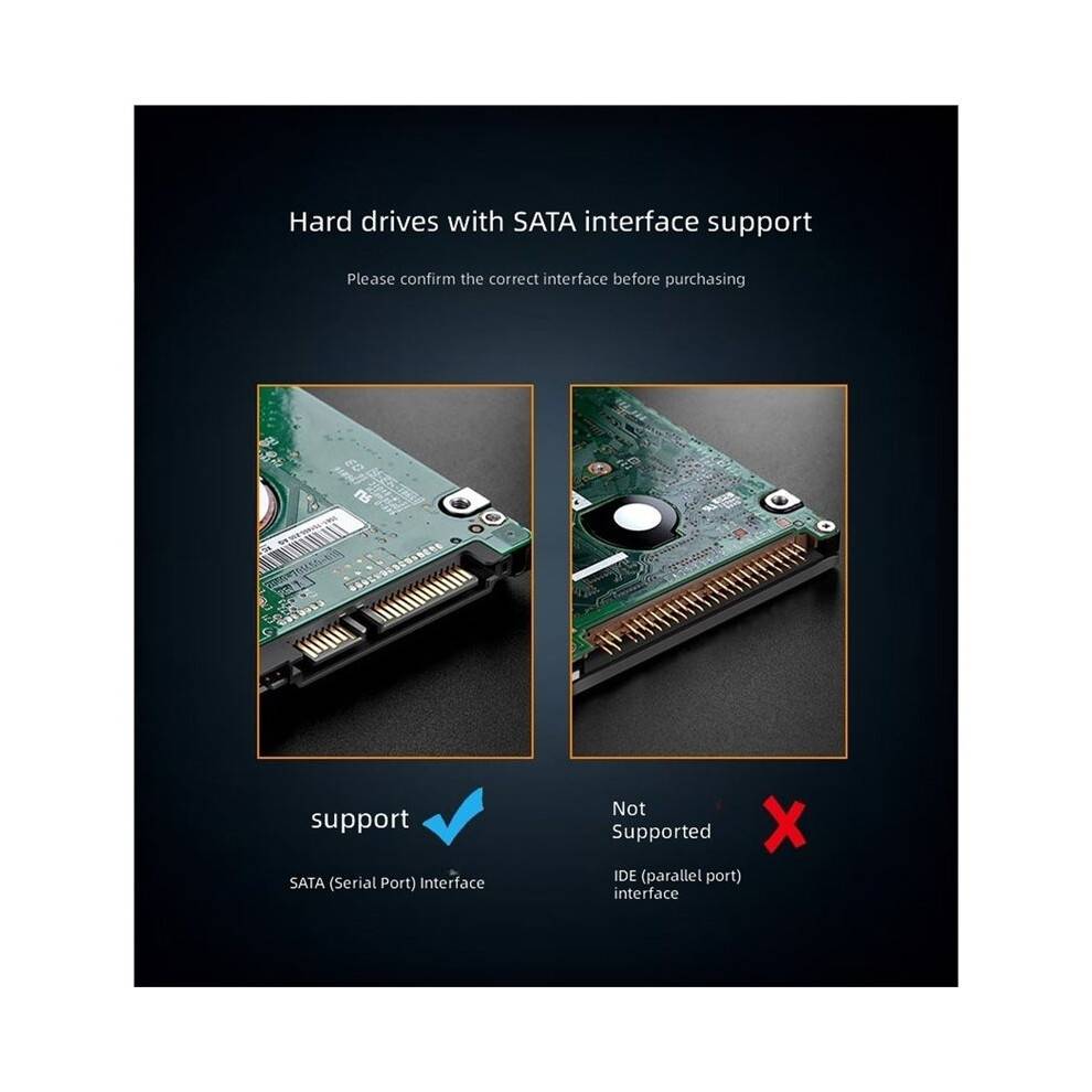 2.5 Inch HDD Case to USB 3.0 HDD Enclosure Hard Drive Disk SSD Case 5Gbps Mobile External HDD Box for PC Laptop