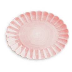 Mateus Oyster Fat 35x30 Cm Ljusrosa - Uppläggningsfat Keramik Ljusrosa - ELR24D