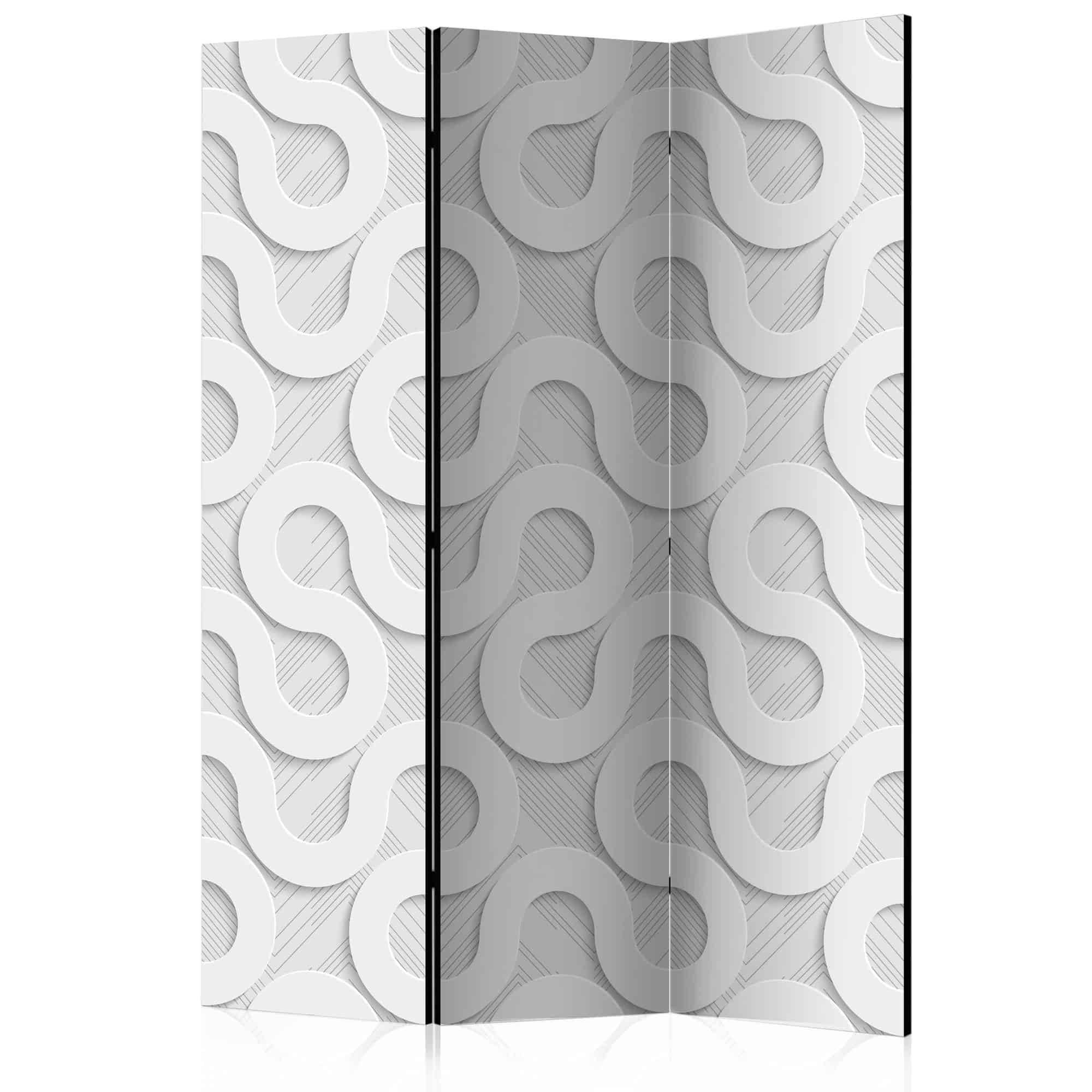 Skærmvæg Grey Spirals