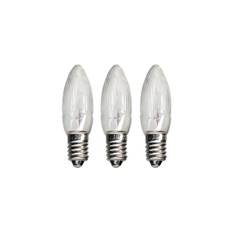 Topplampor till slinga/ljusstake 3-pack E10 - välj 3W/14V eller 2,4W/10V