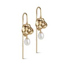 Enamel - Earring Kai Pearl - Guld