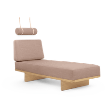BM0865 | Dagbädd FSC™-certifierad ek, olja, Canvas 244, remmar: kärnläder