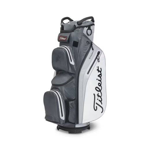 Titleist 14 Stadry - Vagnbag (Färg: Dark Grey/Grey/White)