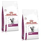 Royal Canin Veterinary Renal | dubbelpack | 2 x 400 g | helfoder för vuxna katter | För att hjälpa till vid njurproblem | Med låg fosforhalt