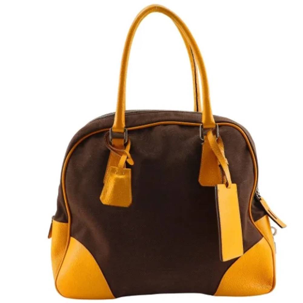 Prada Vintage - Pre-owned Canvas prada-vskor Vintage - Dam - ONE Size -