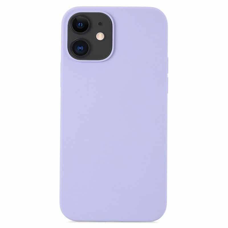 Premium silikone cover til iPhone 11, Pastel lilla.