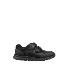 Toezone ToeZone Boys Strike Football Rip Tape School Black Shoes