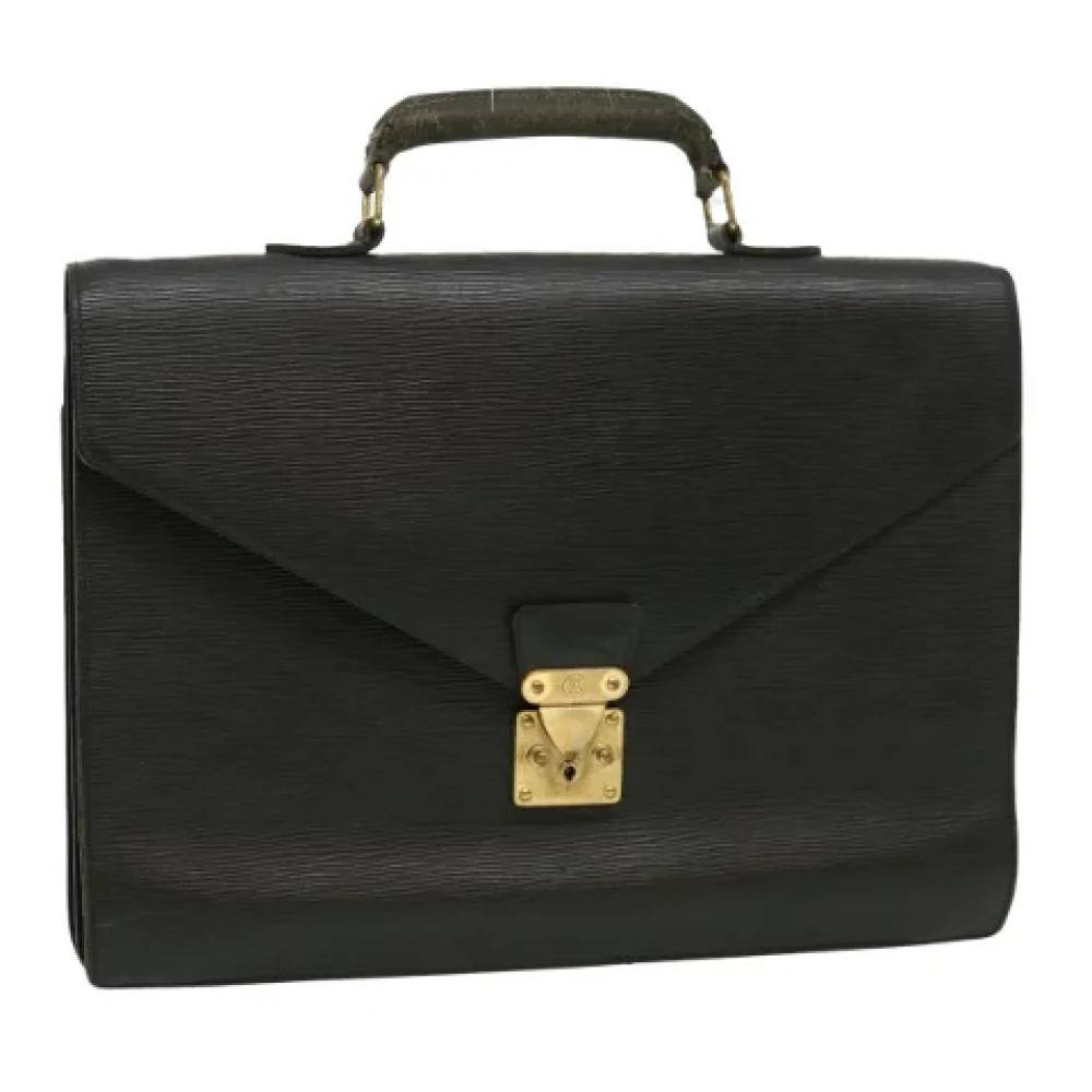 Louis Vuitton Vintage Pre-owned Vintage Håndtaske - Vintage - Dame - Sort - ONE SIZE - Uld