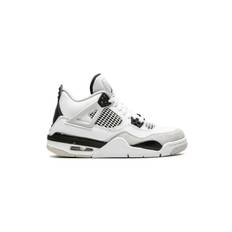 Jordan Kids - Air Jordan 4 Retro Military Black sneakers - barn - läder/mocka/gummi/Tyg/Tyg - 4.5Y - Vit