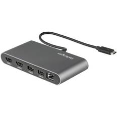 StarTech.com Thunderbolt 3 Mini Dock - Mobile TB3-Dockingstation mit dual Monitoren, HDMI 4K 60 Hz