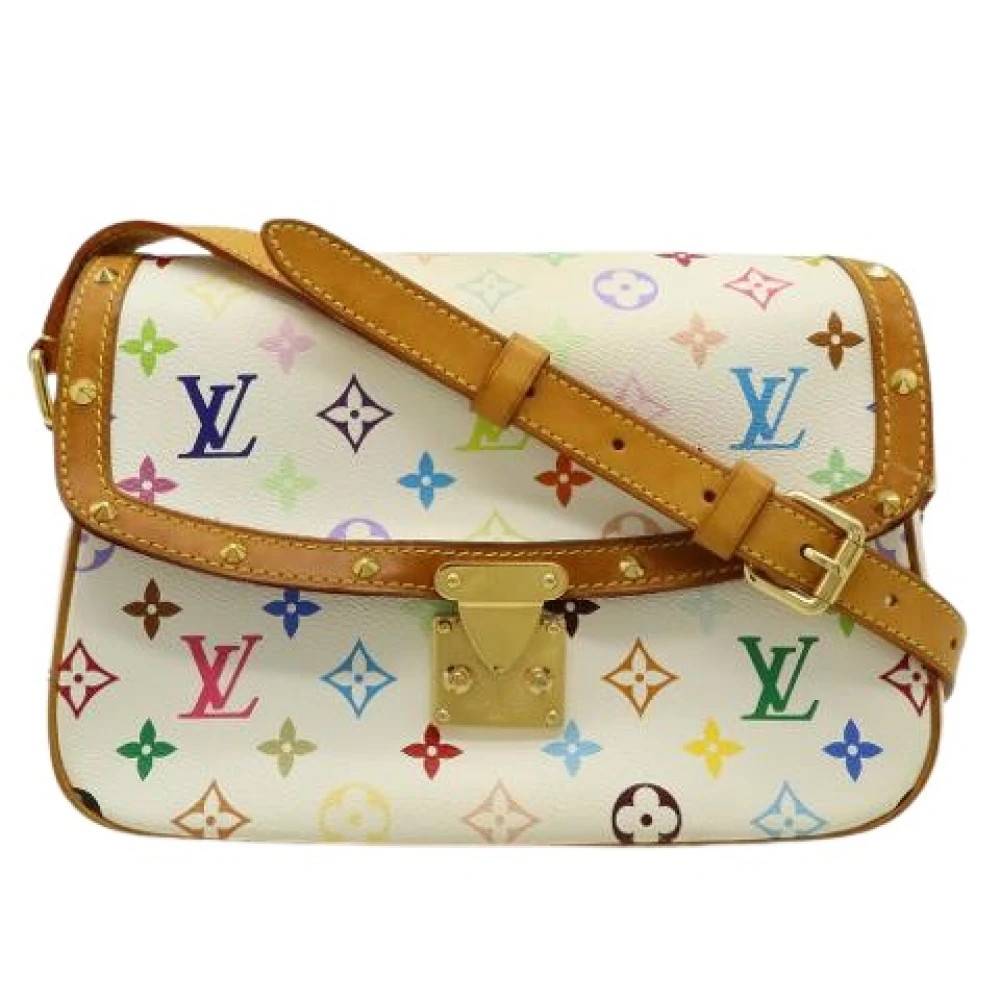 Louis Vuitton Vintage Pre-owned Monogram Multicolore Skuldertaske - Vintage - Dame - Hvid - ONE SIZE - Uld