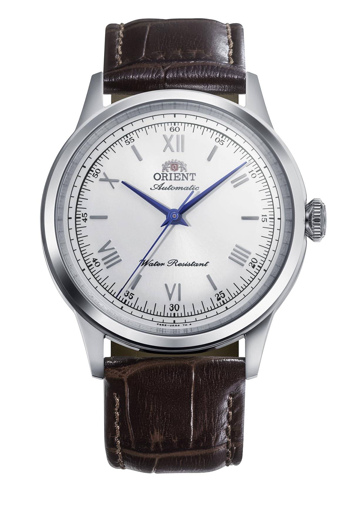 Orient Bambino 38 Automatic with Japanese Warranty Watch, Men's, White, RN-BB0002S, Manufacturer's vit