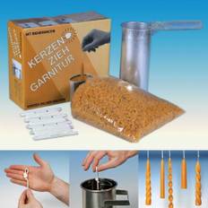 Bivax 2 kg - Ljustillverkning Kit -  Smältkärl, Veke, Tång