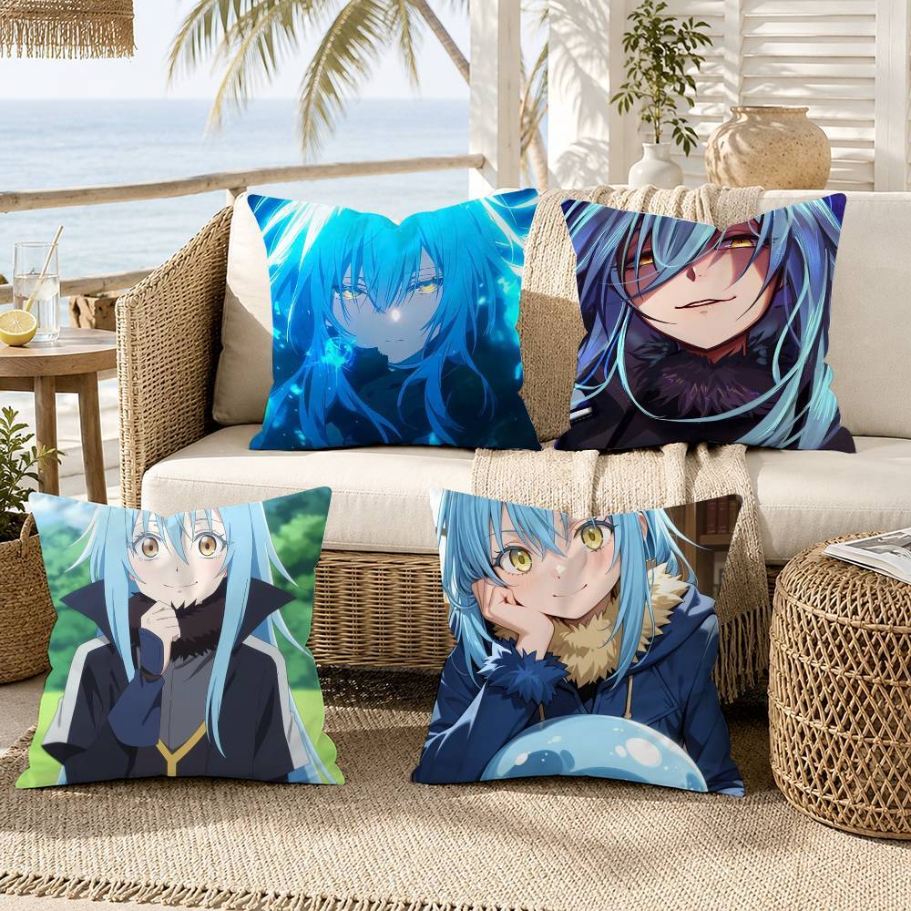 R-Rimuru-U Tempest T-Tensei Pillow Case for Sofa Living Room Home office Decor Protective Cover