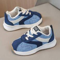1 par babysportskor, nya höstutomhusskor med låg topp och mångsidiga vardagsskor för småbarn - Blå (EUR21,EUR22,EUR23,EUR24,EUR25,EUR26,EUR27,EUR28,EUR29,EUR30)