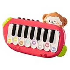 Litet piano, litet pianoklaviatur,Monkey elektroniska pianoleksaker | Kids Piano Keyboard Musik Pedagogiskt instrument Leksakspiano för småbarn 3-5 år