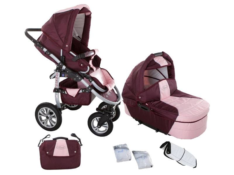 Saturn Duo 2 in 1 Burgundy/Rosa
