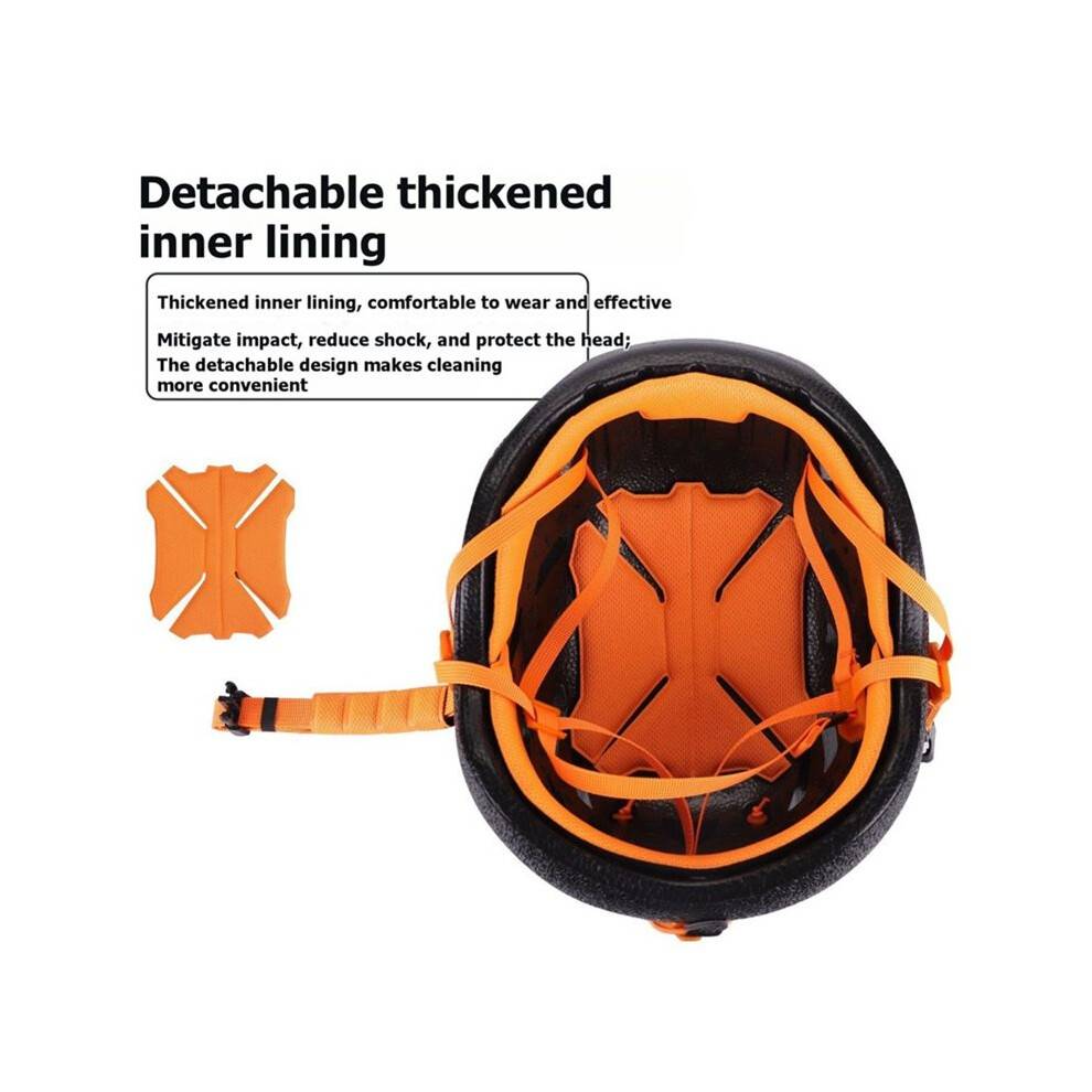 Rock Climbing Helmet Adjustable Climbing Helmet Outdoor Helmet for Sports Rescue Caving Mountaineering B