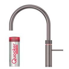 Quooker Fusion Round sæt, 3 liter, sort krom