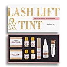 P-Beauty Cosmetic Accessories | Ögonfranslyftning & bläckset | lyftset för vackra ögonfransar & ögonfrans- och ögonbrynsfärg | Lash Lift Kit & Tint | Ögonfransar och ögonbrynsfärg (brun (brun))