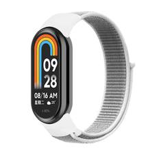 Nylon til Xiaomi mi Band 8 Armbånd Blødt armbånd Smart udskiftning Sport loop Armbånd til Mi Band 8 NFC Bælte Armbånd Havsskal 02 Til Mi band 8
