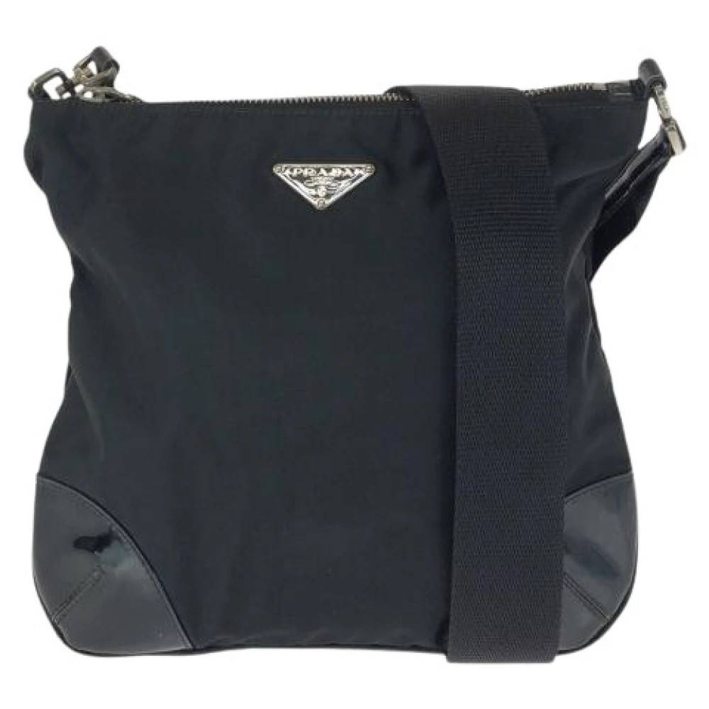 Prada Vintage Pre-owned Tessuto Nylon Skuldertaske - Vintage - Dame - Sort - ONE SIZE - Uld