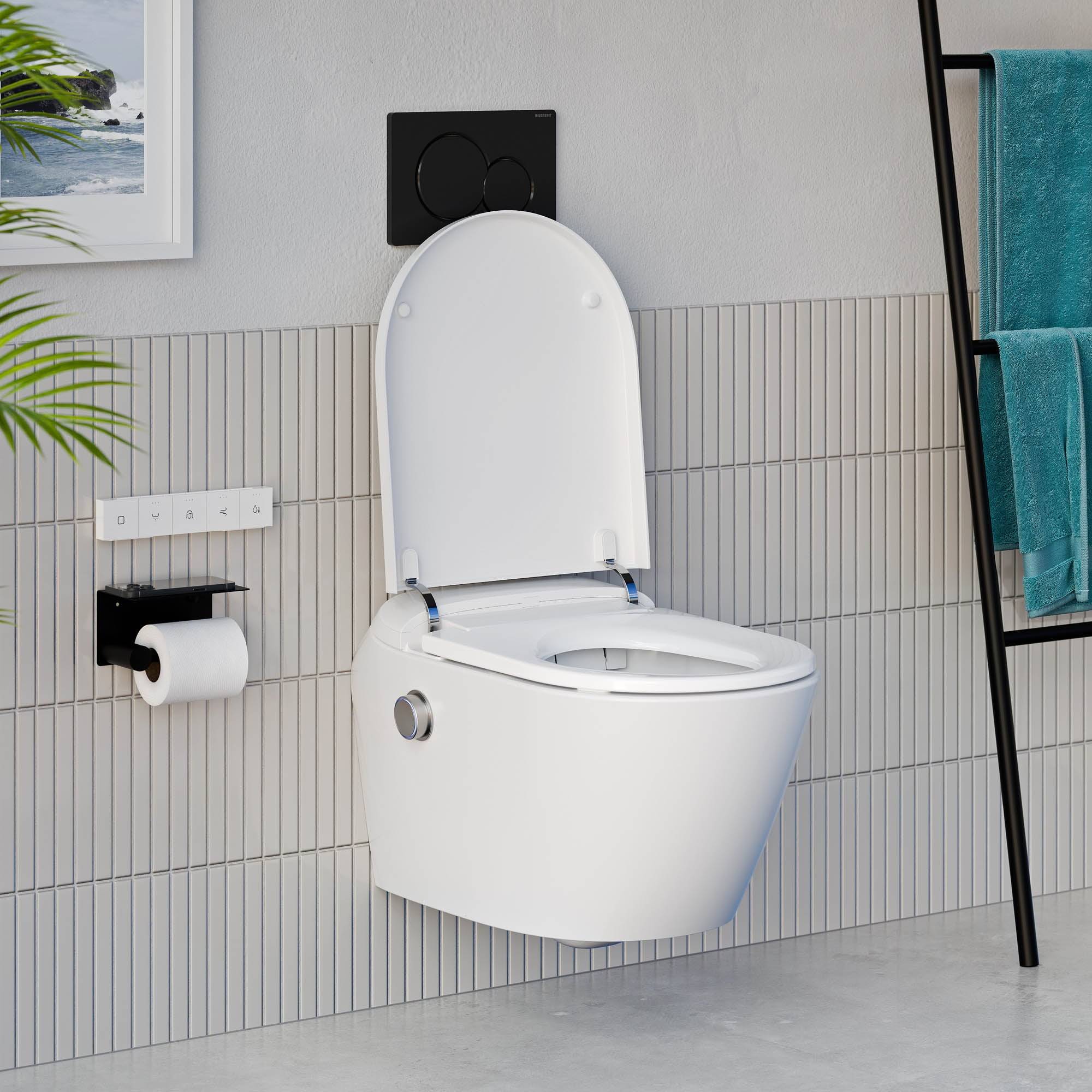 Bruse-WC komplet sæt T640 PRO med Geberit Duofix forvægselement