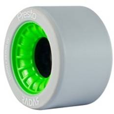 Presto 59mm/99a Roller Skate Wheels- Grey/Green