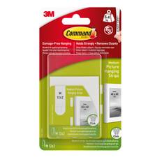 17204-12PK Command Medium Picture Hanging Strips Value 5.4kg 12pk One Size