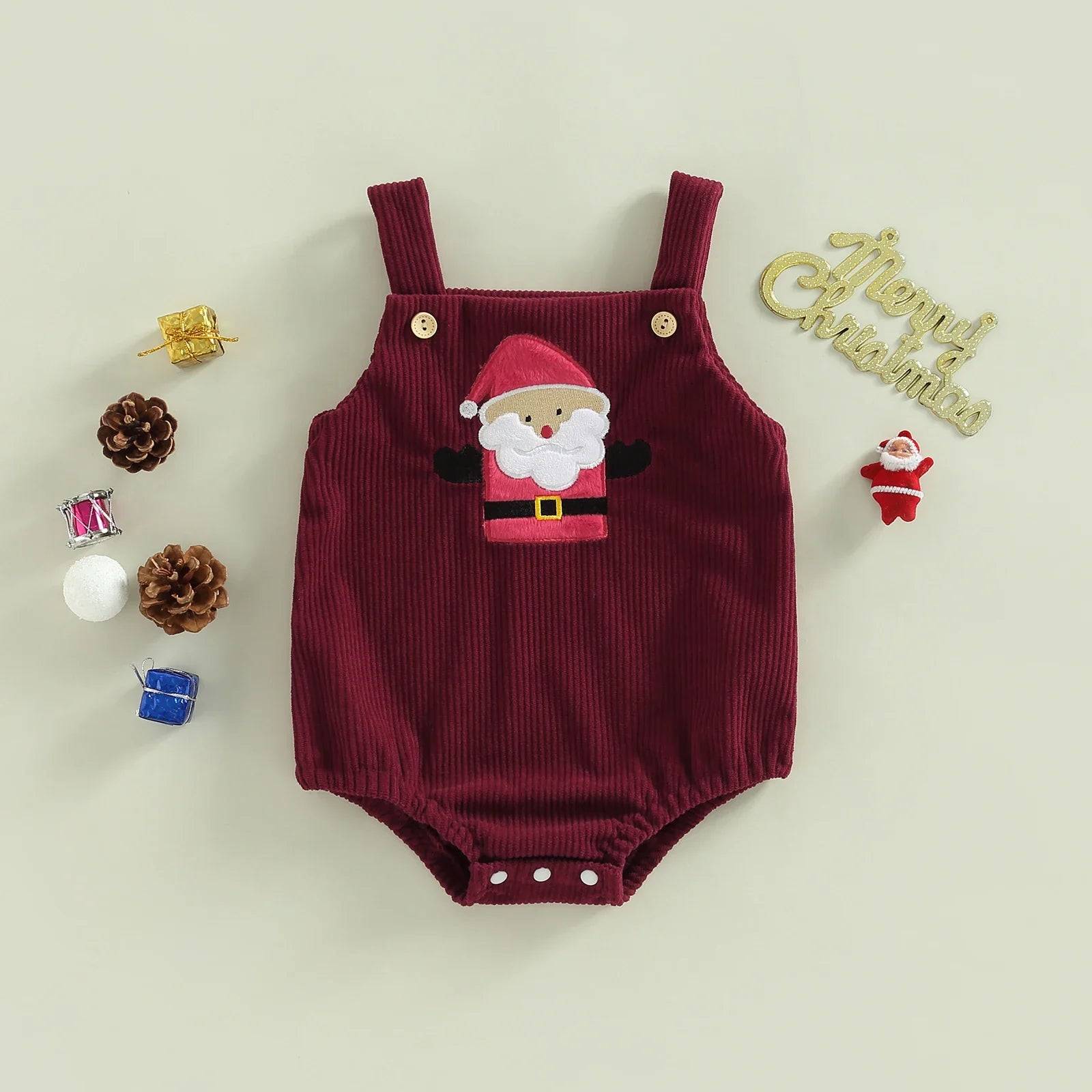 Mini Fashion™ - Juldesign - Julbody Röd / 90 (6-12 månader) | Pedagogiska Träleksaker
