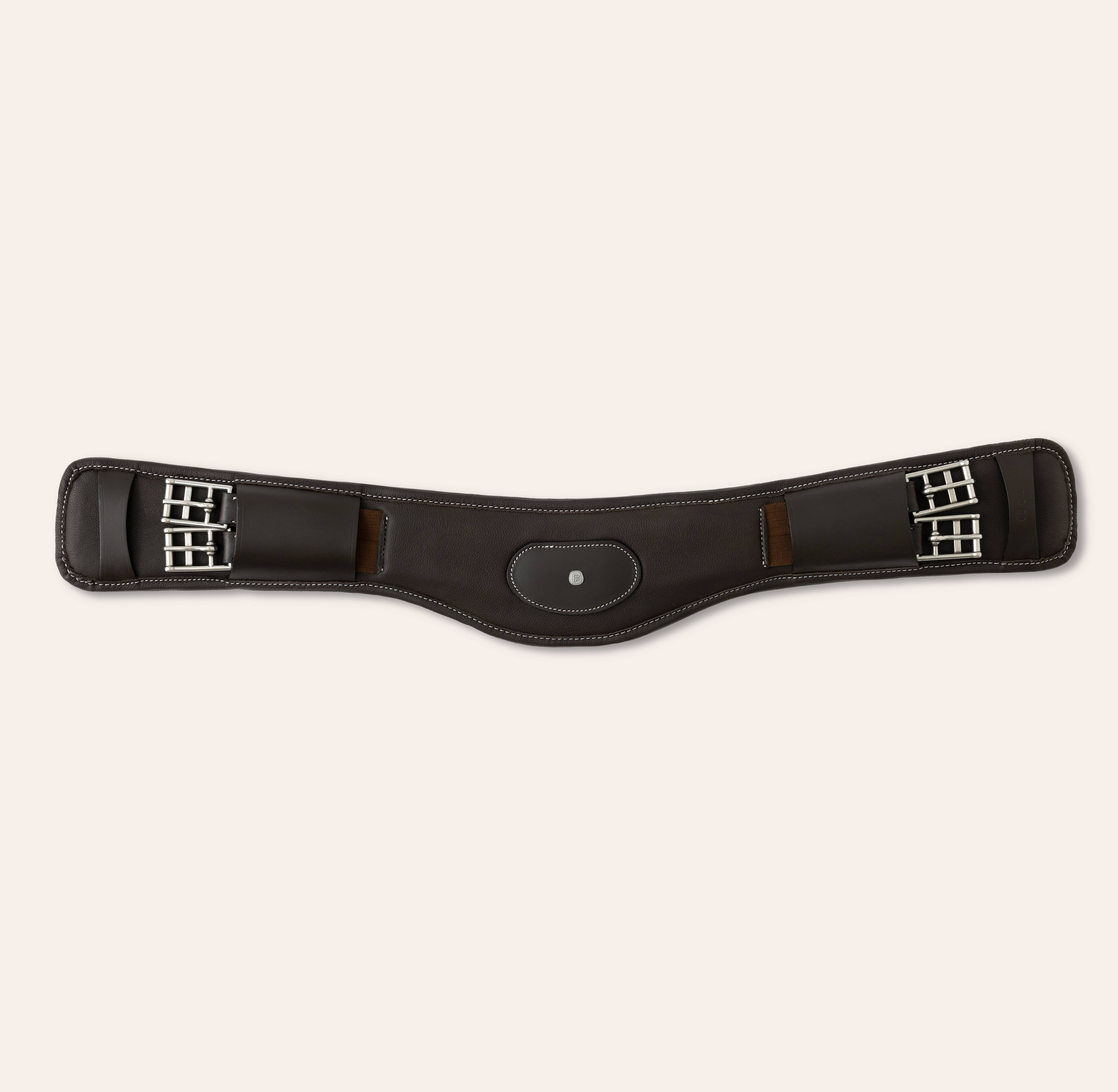 Dressyrgjord Läder Sherford Fairfield® Mörkbrun