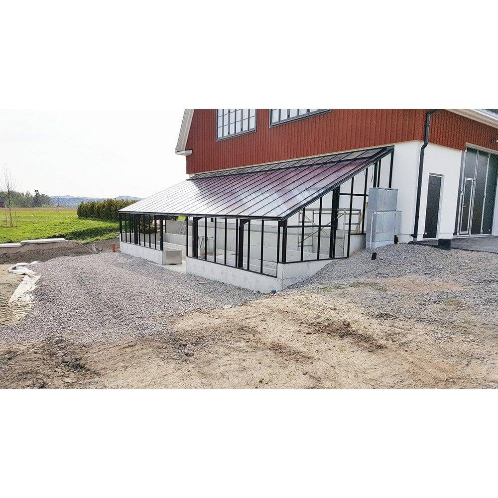 Rias Kanalplasttak Lux Klar 1200 16mm Komplett - 400 cm / 367.5 cm