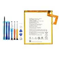 Vvuilsty L19D1P32 ersättningsbatteri för Lenovo Tab M10 FHD Plus M10 HD, uppladdningsbart 0-cykelbatteri kompatibelt med Lenovo Tab M10 FHD Plus TB-X606 M10 HD TB-X306F med reparationsverktygssatser