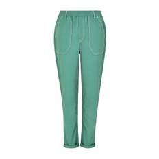 Weird Fish Malorri Organic Cotton Cargo Trousers Dark Jade Size 18