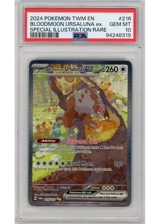 Bloodmoon Ursaluna ex - 216/167 - PSA 10.