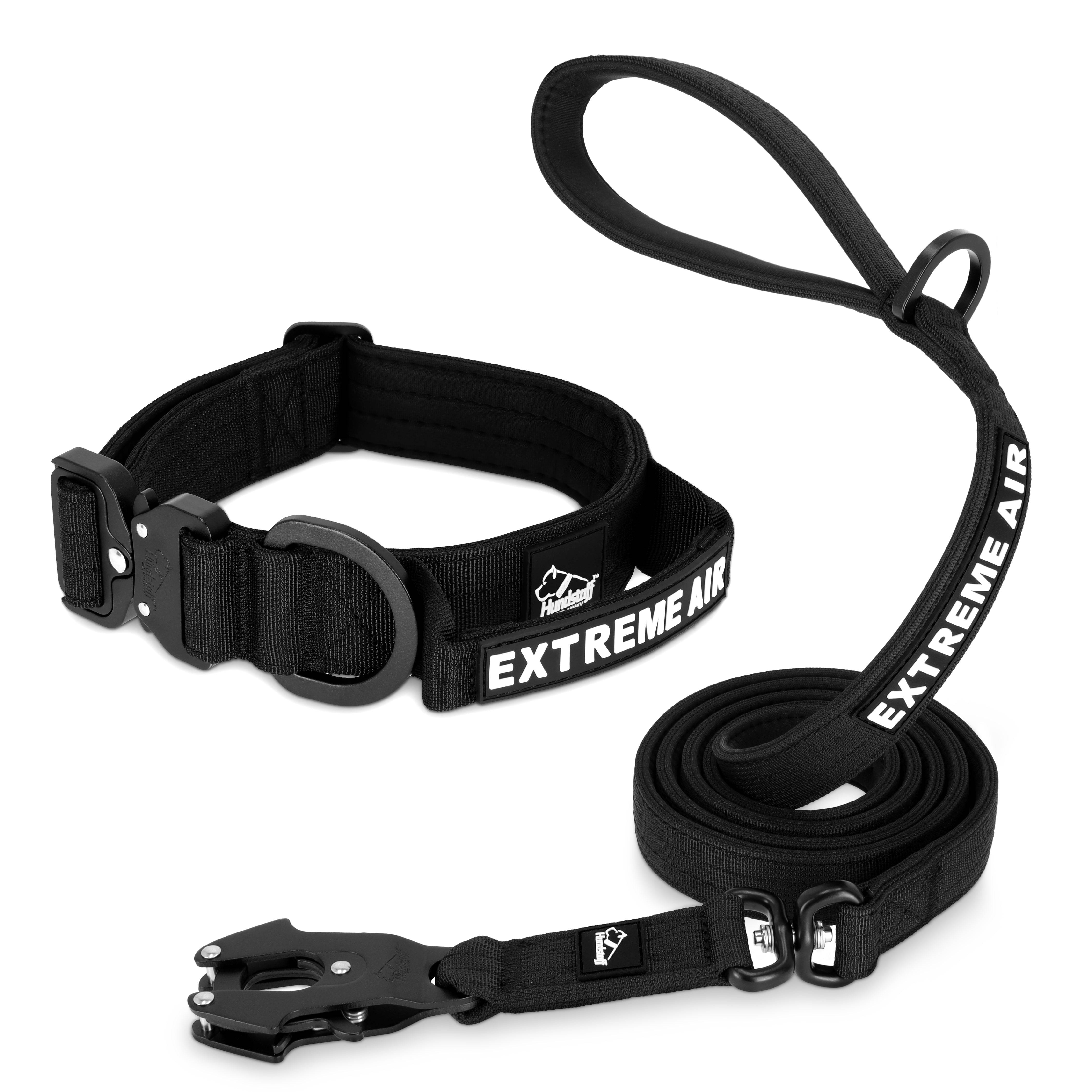 Extreme Air Set Night Black - Lätt och slitstarkt hundset - Storlek XL - halsomkrets 50-66cm