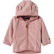 Name it - NBNMeeko fleecejakke - Rosa - str. 9 mdr/74 cm