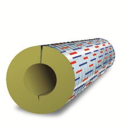 Rockwool Conlit rørskål 76x37MM l=1m.