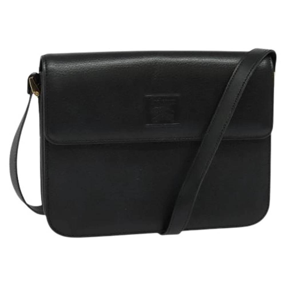 Burberry Vintage Pre-owned Vintage Skuldertaske - Vintage - Dame - Sort - ONE SIZE - Uld
