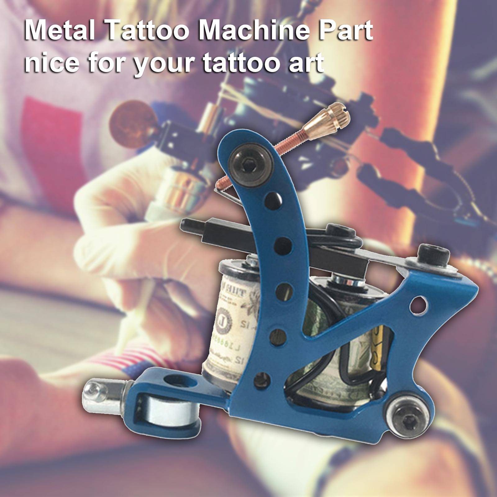 Metal Tattoo Machine Coil Tattoo Liner & Shader Gun Machine Tattoo Instrument Tattoo Accessories 17 flerfärgad