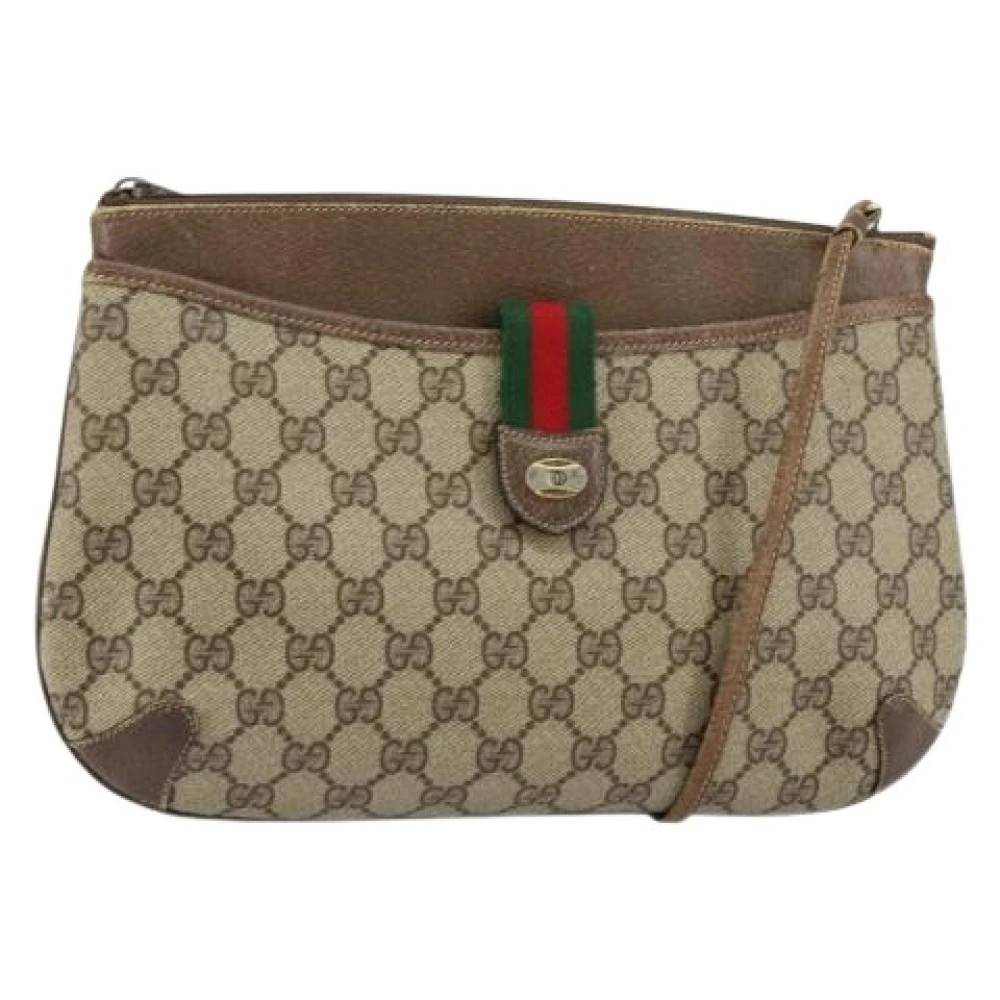 Gucci Vintage - Pre-owned Vintage Canvas Cross Body Bag Vintage - Dam - ONE Size -