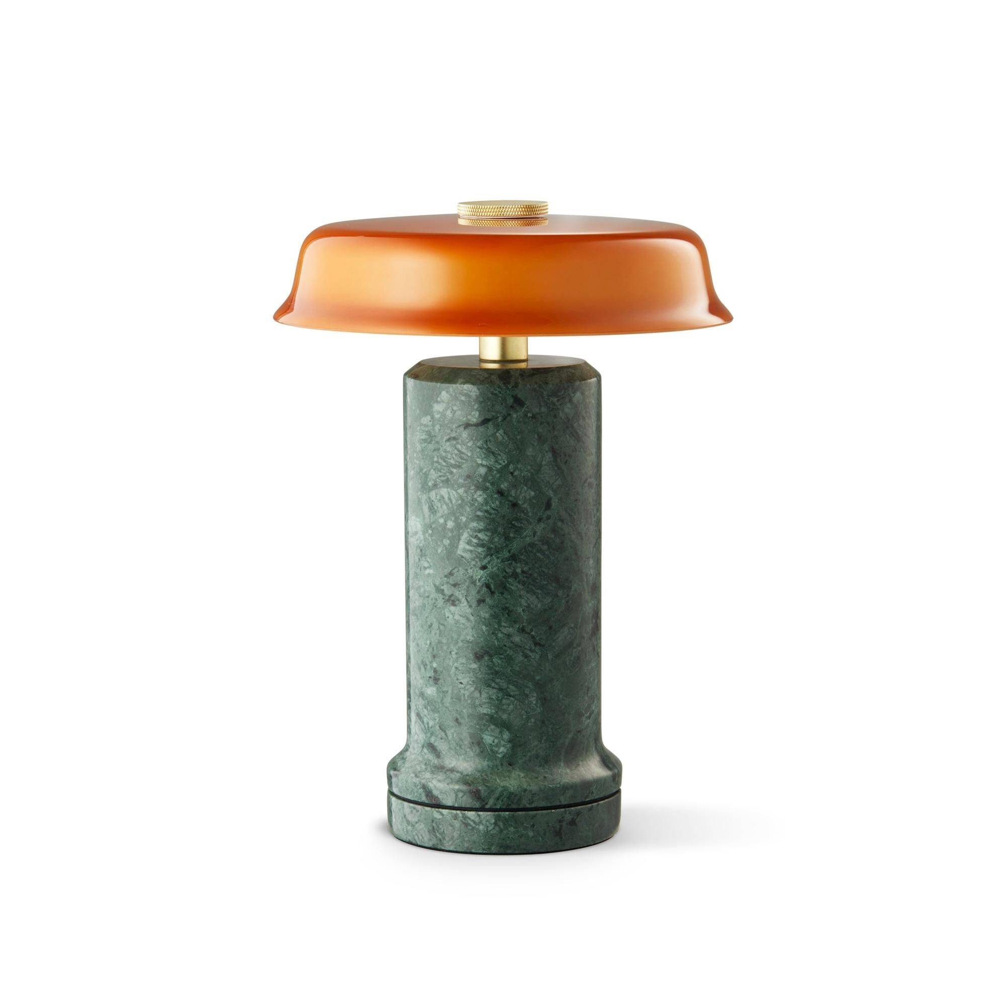 Trip No. 2 Transportabel Lampe Moss Marble/Amber.