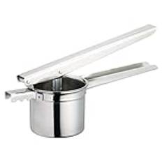 MasterClass Deluxe Potatispress, Rostfritt Stål, Silver, MCRICERSS
