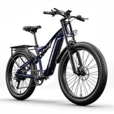 Shengmilo MX03 Electric Bike 1000W Bafang motor E-bike Adults Electric Bicycle Fat bike 48V17.5AH Electric E-Mountain Bike e bike blue