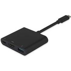 Hdmi usb c hub adapter för nintendo switch , 1080p typ c till hdmi converter docka kabel för nintendo switch
