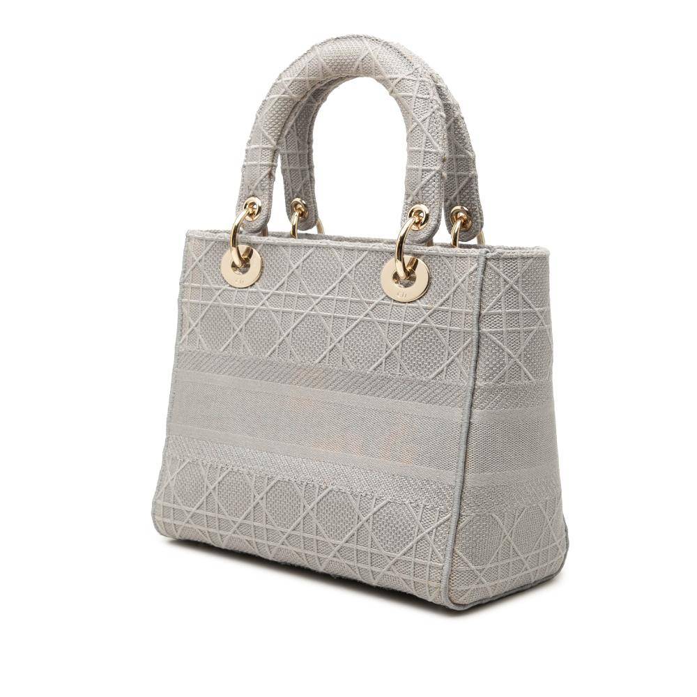 Dior Vintage Dior Lady Dior L 20cm x W 23.50cm x D 12cm - Håndtasker hos Magasin.