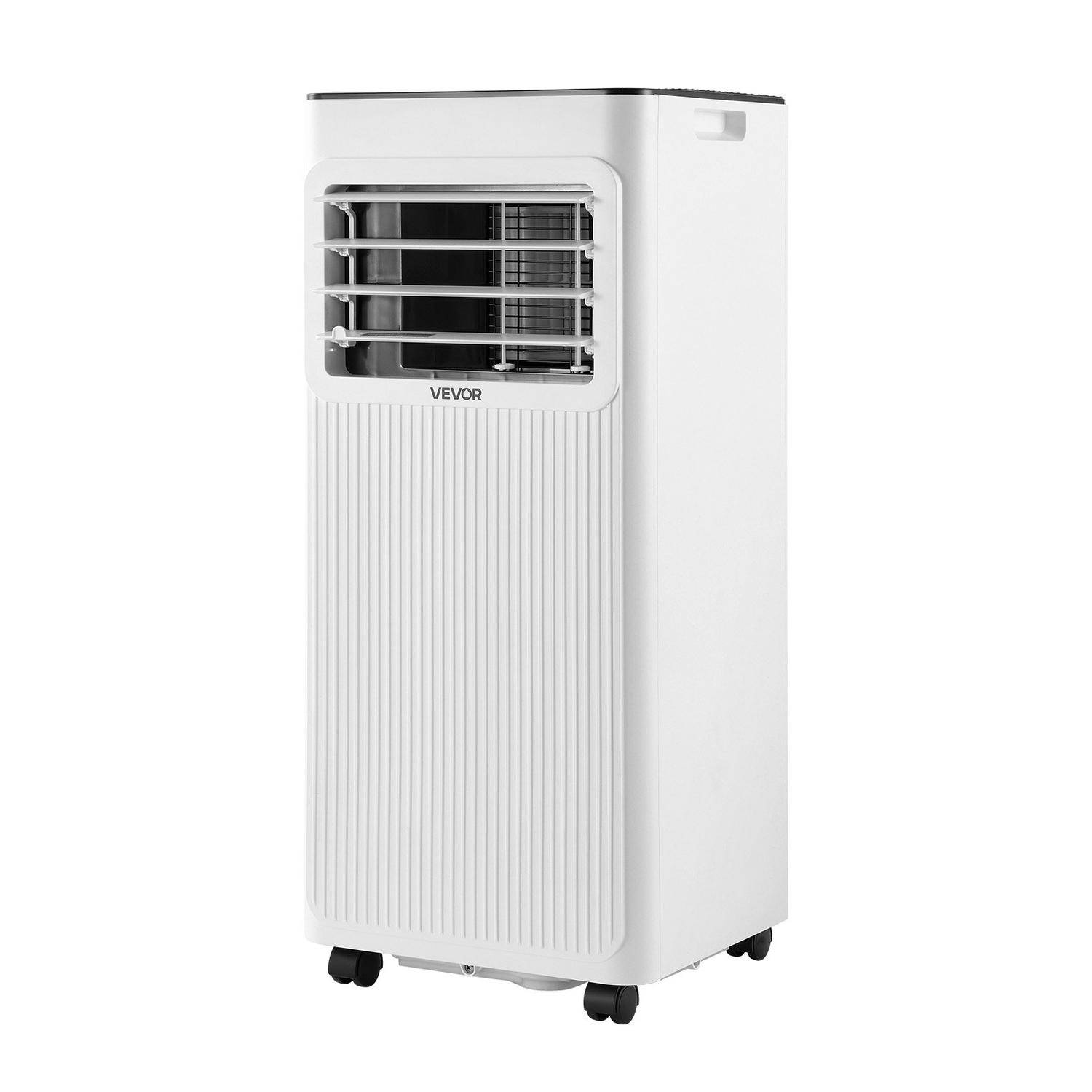 Portable Air Conditioner, 9000 BTU 2.6kW 3-in-1 Standing Cooling Ac Unit, LED Touch Panel & Remote Control, 24h Timer, Cooling/Dehumidifier/Fan Mode